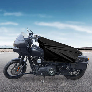 Black-Large-Motorcycle Seat Shade Cover