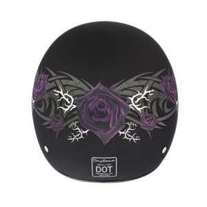 DAYTONA SKULL CAP HELMET - MATTE PURPLE ROSE