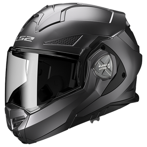LS2 Advant X Solid Matte Titanium 180 degree Modular Motorcycle Helmet