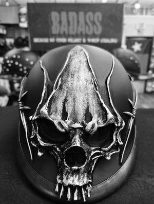 badass custom motorcycle helmets American Badass Destroyer Helmet – Riders Biker Supply -online