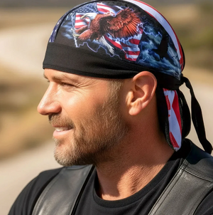 Flag and Eagle Headwrap