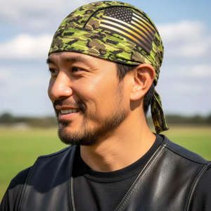 Camo Flag Lightweight Headwrap