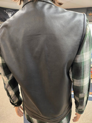 Mens Classic Club Leather Vest