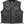 Men's Club Lace Motorcycle Naked Leather Vest with Easy Conceal Pockets