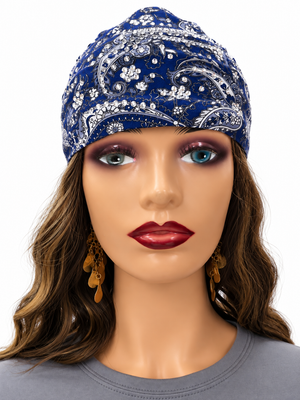 Marie's Headbands-Starburst Royal Blue
