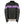 Ladies Lightweight Black and Pink Textile Jacket with Reflective Piping