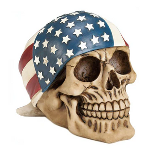US Bandanna Skull Figure